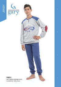 BOY'S PAJAMA M/L P40014 Tellini S.r.l. Wholesale Clothing